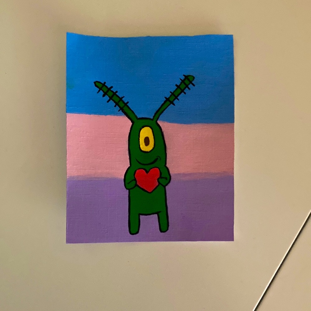 Cute planton painting